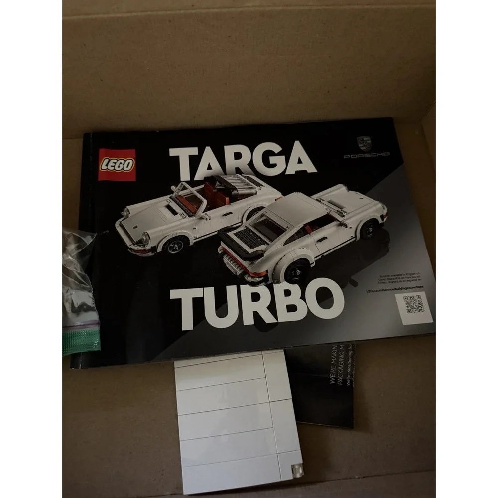 LEGO Icons: Porsche 911 (10295) Partially Built Box Damaged - Sealed - Complete